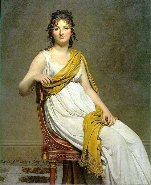 Jacques-Louis  David Madame Raymond de Verninac France oil painting art